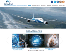 Tablet Screenshot of escodeve.com